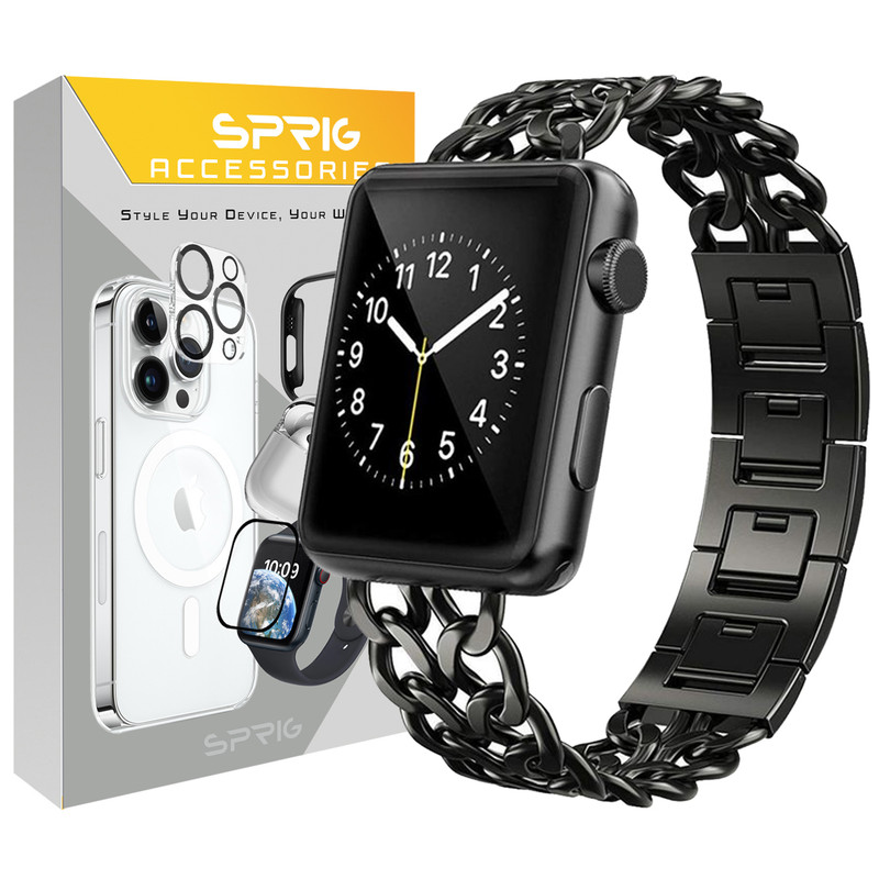 بند اسپریگ مدل Cart-2Line مناسب برای اپل واچ Ultra 49mm / Ultra 2 49mm