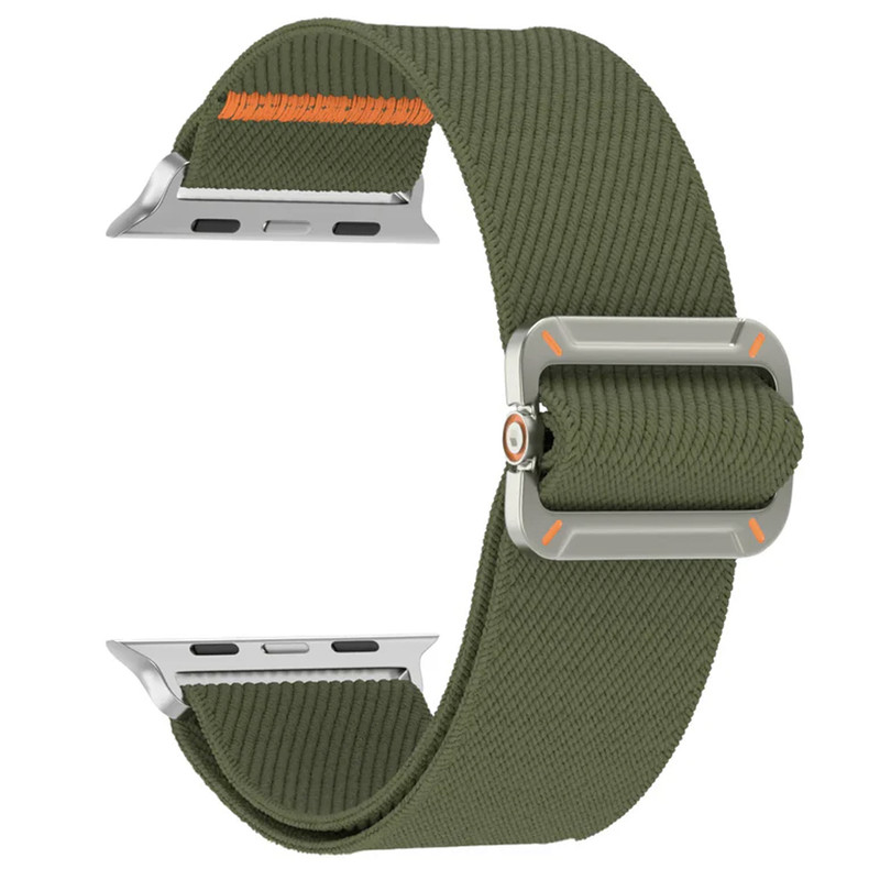 بند اسپریگ مدل Fabric Elastic مناسب برای اپل واچ 49 میلی متری سری Ultra 