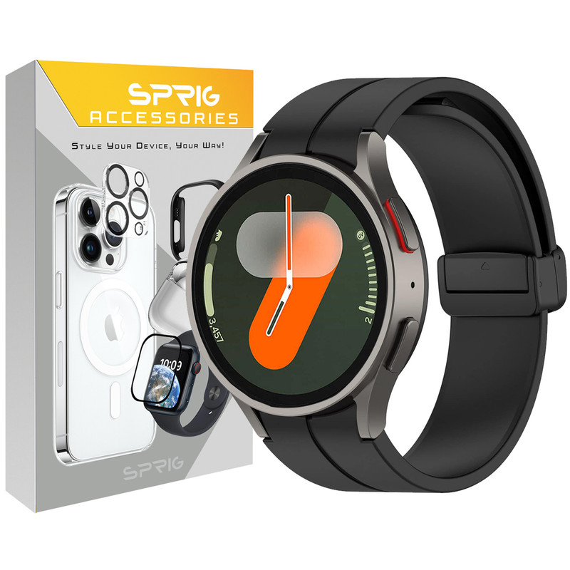 بند اسپریگ مدل Magnetic ORG مناسب برای ساعت هوشمند سامسونگ Galaxy Watch 7 44mm