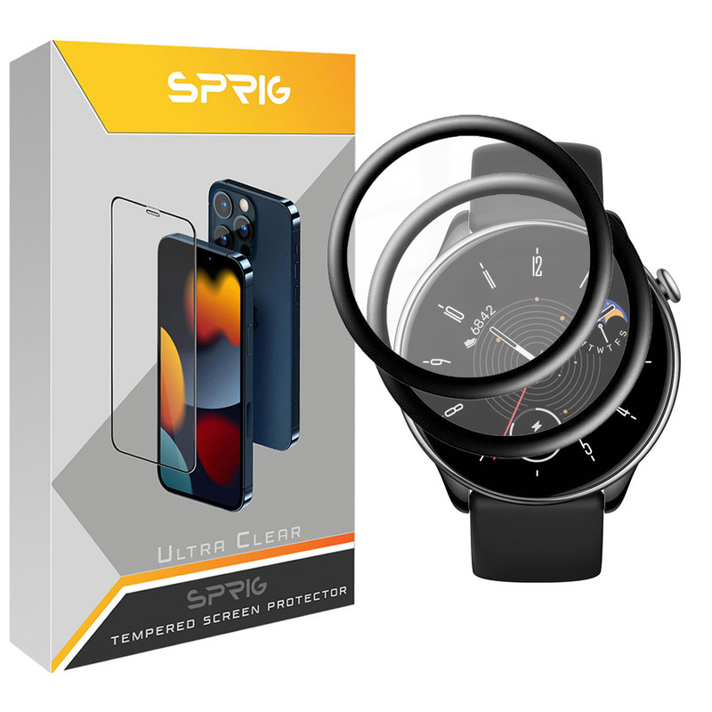 محافظ صفحه نمایش نانو اسپریگ مدل SPG مناسب برای ساعت هوشمند امازفیت GTR Mini بسته دو عددی