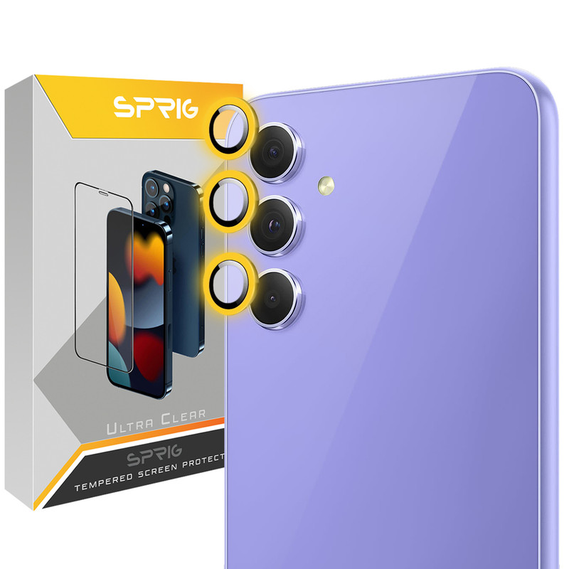 محافظ لنز دوربین اسپریگ مدل Luminous مناسب برای گوشی موبایل سامسونگ Galaxy A14 4G / A14 5G