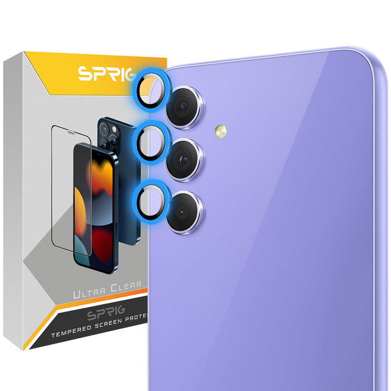 محافظ لنز دوربین اسپریگ مدل Luminous مناسب برای گوشی موبایل سامسونگ Galaxy A34 5G