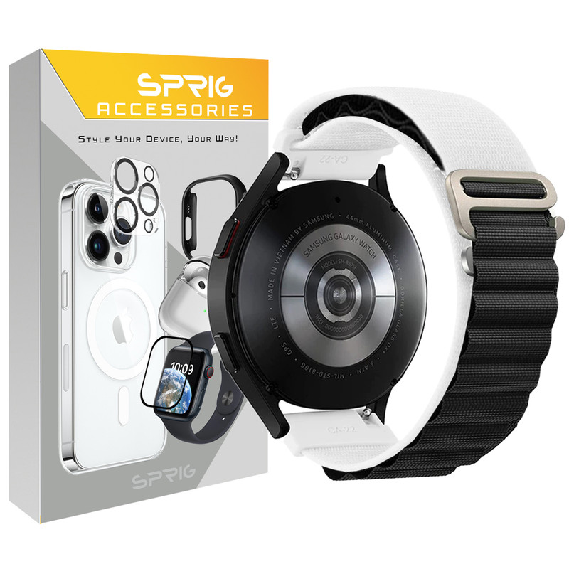 بند اسپریگ مدل Alpine new version مناسب برای ساعت هوشمند سامسونگ Galaxy Watch Active 1 / Active 2 40mm / Active 2 44mm / Watch 3 size 41mm / Galaxy Watch 4 40mm / watch 4 44mm / watch 4 classic 46mm