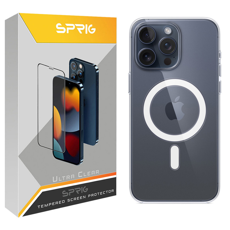 کاور اسپریگ مدل Clear Magsafe مناسب برای گوشی موبایل اپل Iphone 15 Pro