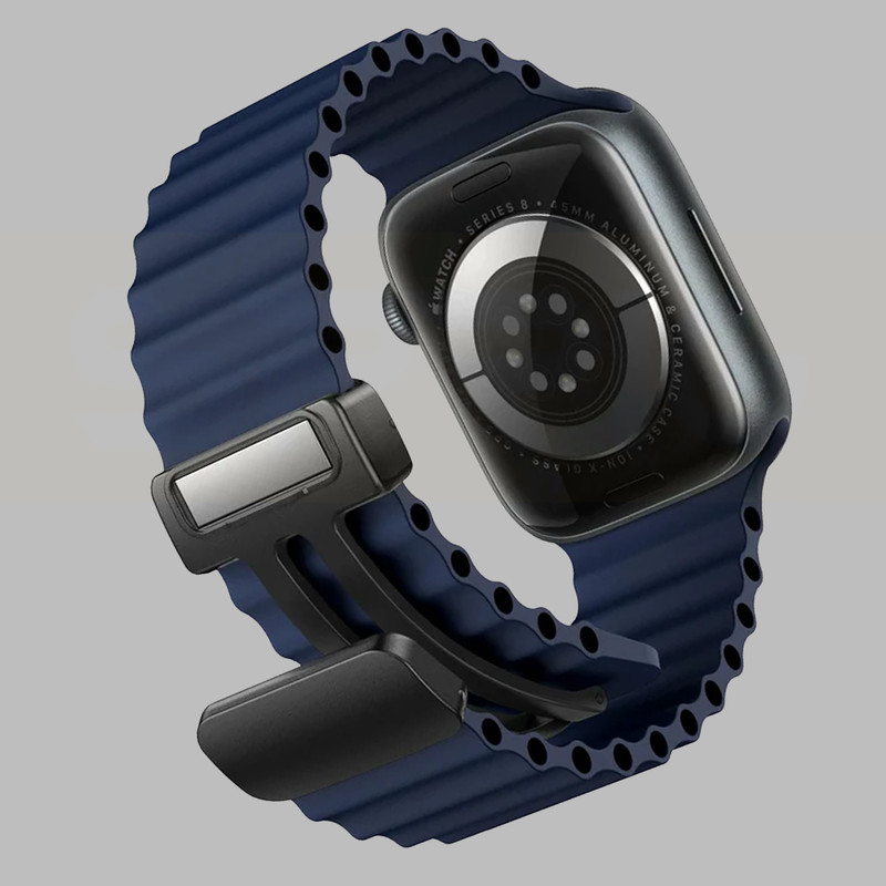 بند اسپریگ مدل Ocean MGNT مناسب برای اپل واچ سری 7/8/9 سایز 45mm