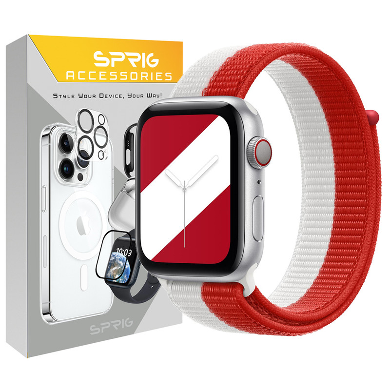 بند اسپریگ مدل SPT Loop مناسب برای اپل واچ Series 7 45mm / Series 8 45mm / Series 9 45mm