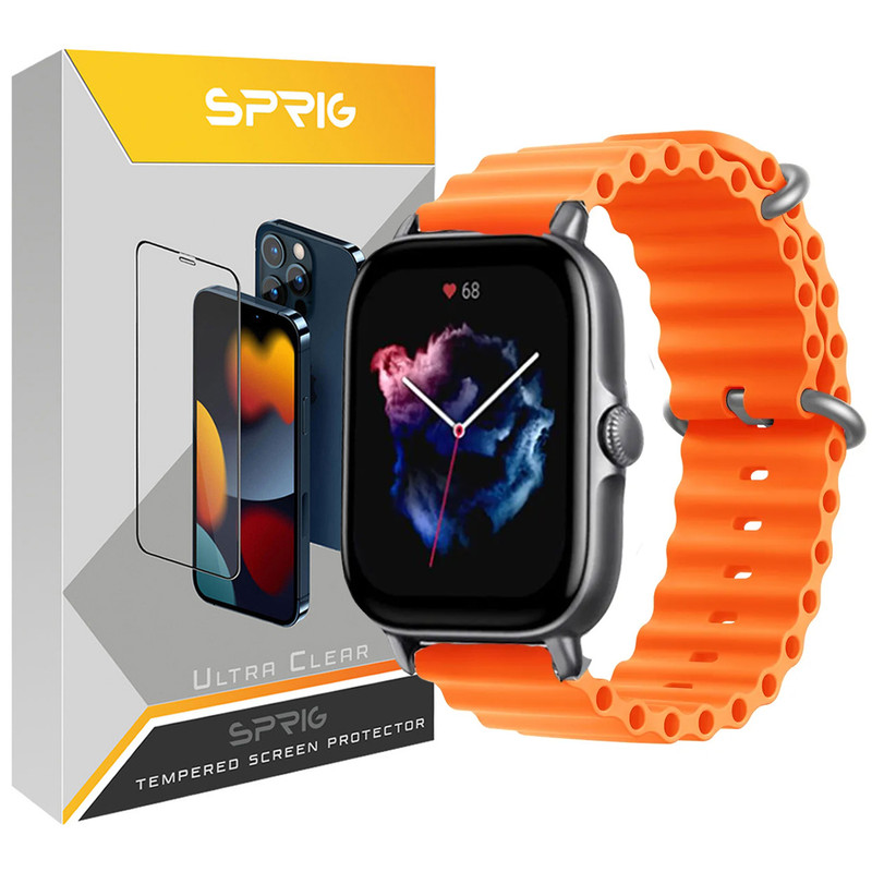 بند اسپریگ مدل Ocean مناسب برای ساعت هوشمند امیزفیت GTS / GTS 2 / GTS 2 mini / GTS 2E / GTS 3