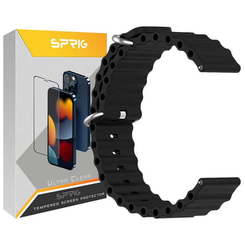 بند اسپریگ مدل Ocean مناسب برای ساعت هوشمند سامسونگ Galaxy Gear Sport / Gear S2 Classic