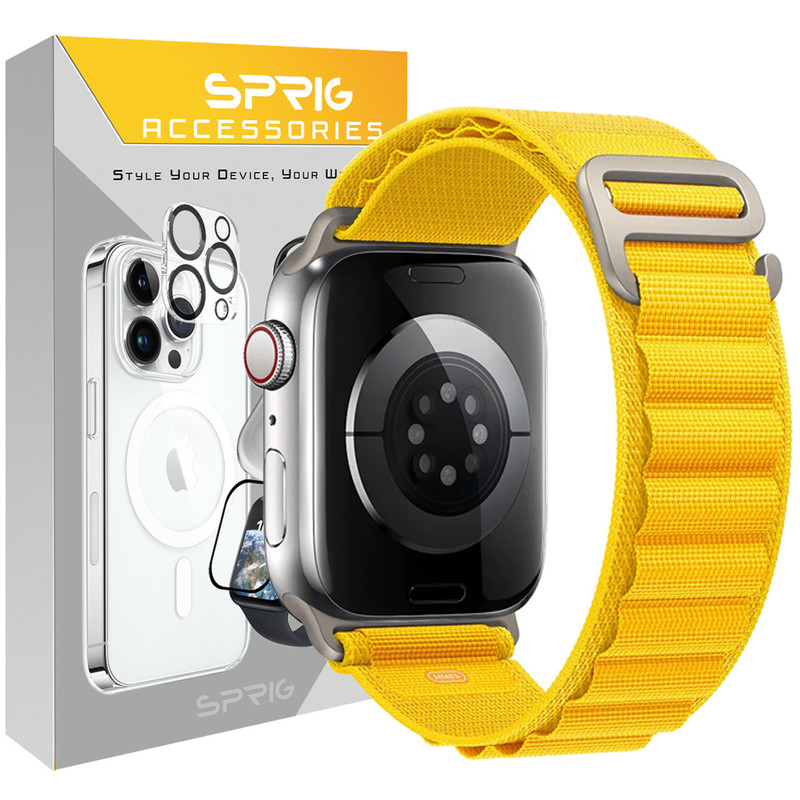 بند اسپریگ مدل Loop Alpine NC مناسب برای اپل واچ Series 7 Aluminum 45mm / Series 8 Aluminum 45mm / Series 9 Aluminum 45mm