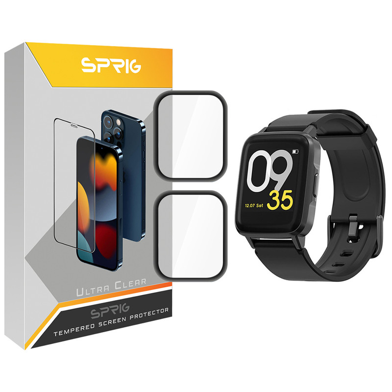 محافظ صفحه نمایش نانو اسپریگ مدل SPG مناسب برای ساعت هوشمند هایلو LS01 / LS02 بسته دو عددی