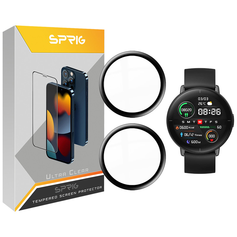 محافظ صفحه نمایش نانو اسپریگ مدل SPG مناسب برای ساعت هوشمند میبرو Lite بسته دو عددی