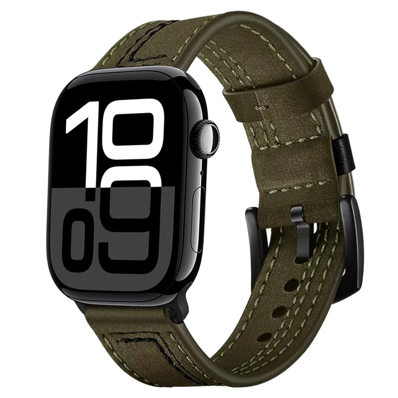 بند اسپریگ مدل Leather ORIGI مناسب برای ساعت هوشمند اپل سری Se/1/2/3/4/5/6/7/8/9 سایز 42/44/45 میلی متری