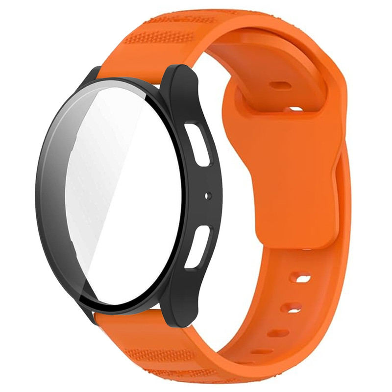 بند اسپریگ مدل Spig Sport Guard مناسب برای ساعت هوشمند سامسونگ Galaxy Watch 6 44mm به همراه کاور