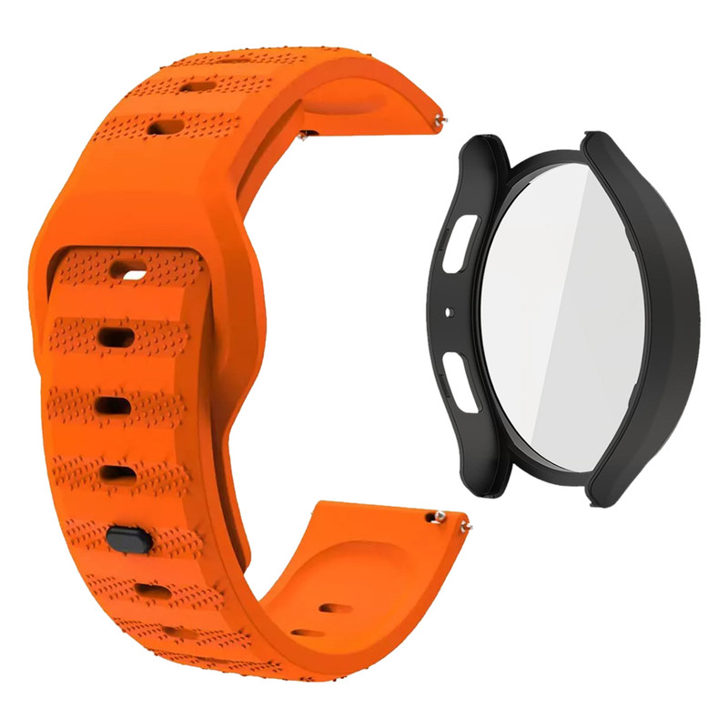 بند اسپریگ مدل Spig Sport Guard مناسب برای ساعت هوشمند سامسونگ Galaxy Watch 5 44mm به همراه کاور