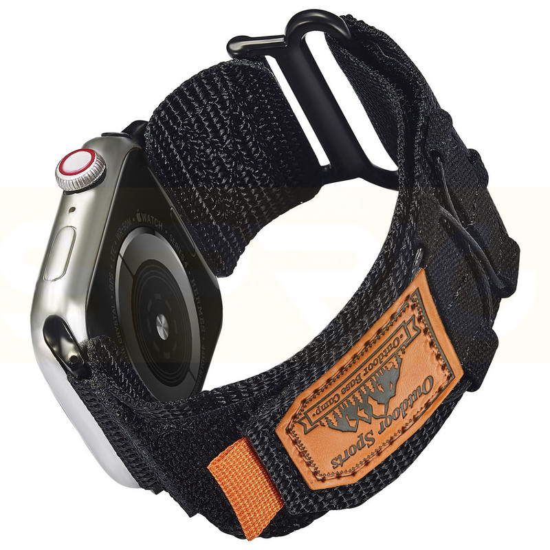 بند اسپریگ مدل Nylon Outdoor Sports مناسب برای اپل واچ سری Se/1/2/3/4/5/6/7/8/9/Ultra/Ultra2 سایز 42/44/45/49mm