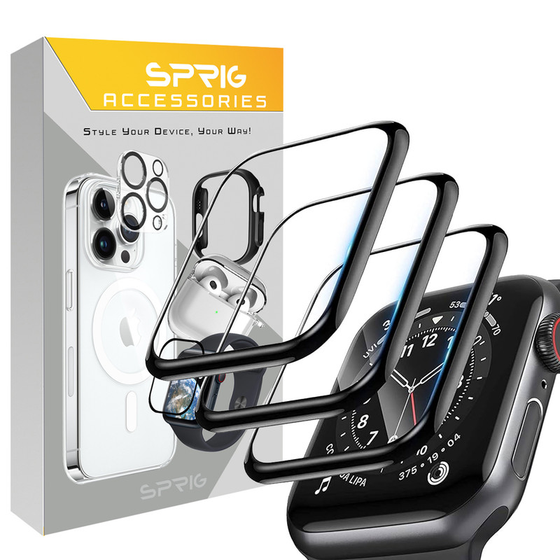 محافظ صفحه نمایش نانو اسپریگ مدل Pmma-SP مناسب برای اپل واچ Series 1 Aluminum 42 / Series 2 42mm / Series 3 42mm بسته سه عددی