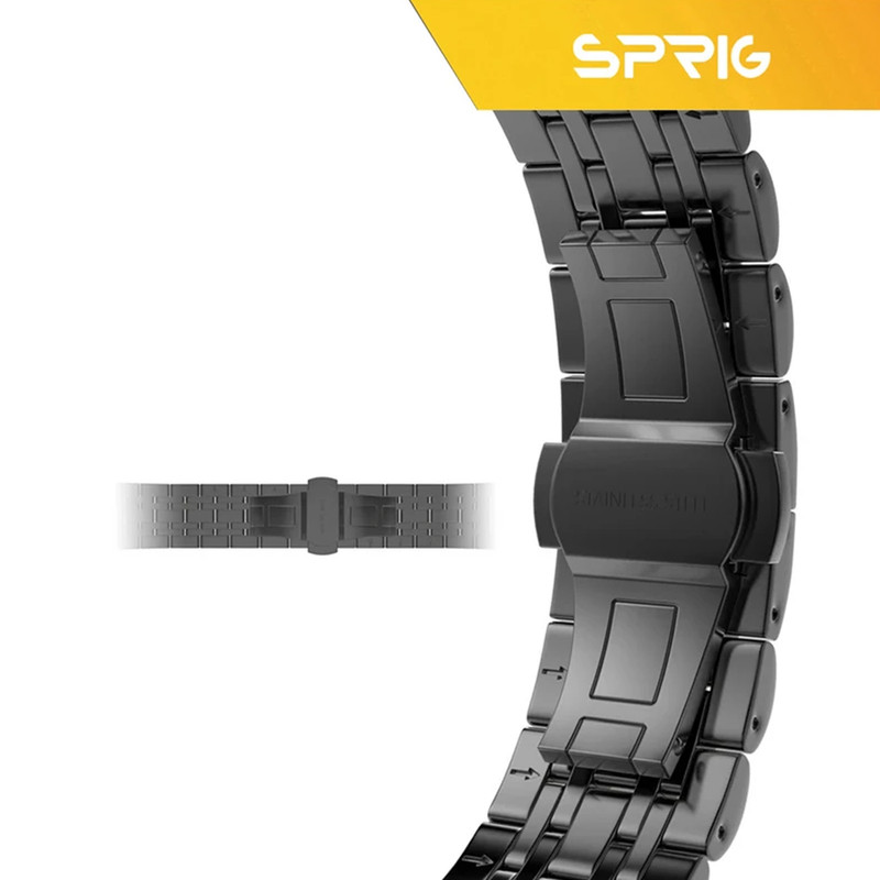 بند اسپریگ مدل 7BeadLUX مناسب برای اپل واچ Series 8 41mm به همراه کاور