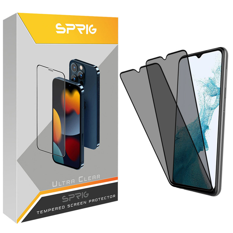 محافظ صفحه نمایش حریم شخصی اسپریگ مدل PRYSP مناسب برای گوشی موبایل سامسونگ Galaxy A33 5G / A31 / A32 4G / A22 4G بسته دو عددی