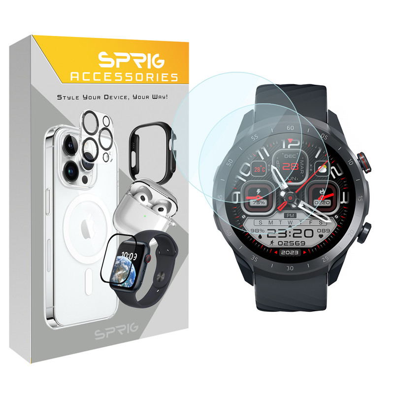 محافظ صفحه نمایش اسپریگ مدل SH-SPG مناسب برای ساعت هوشمند میبرو A2 بسته دو عددی