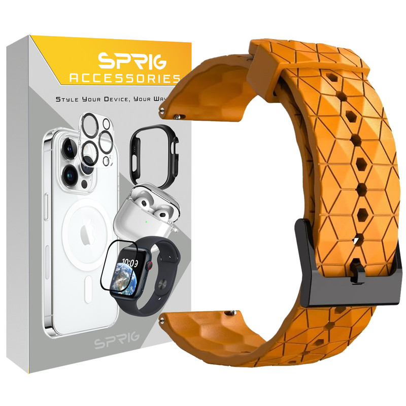 بند اسپریگ مدل LOZ SP مناسب برای ساعت هوشمند سامسونگ Galaxy watch 4 40mm / watch 4 44mm / watch 4 Classic 42mm / watch 4 classic 46mm