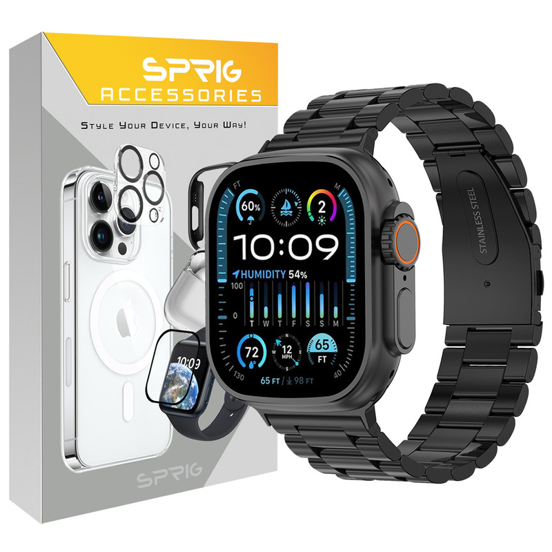 بند اسپریگ مدل 3Bead مناسب برای ساعت هوشمند بلک تایم  MX9 ULTRA 2