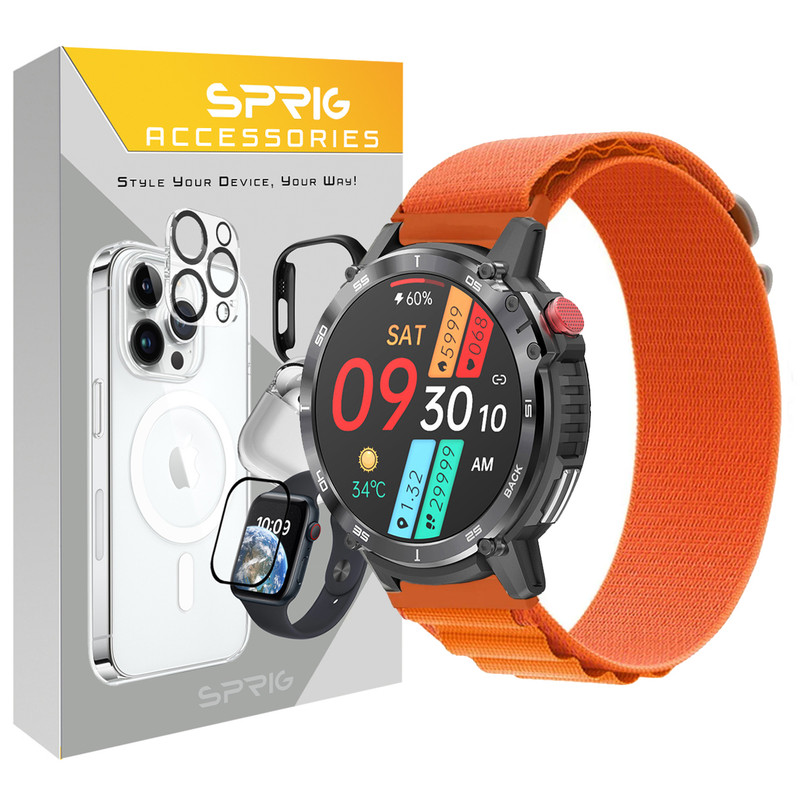 بند اسپریگ مدل Alpine-TW مناسب برای ساعت هوشمند هپی تاچ C22 Mass Storage