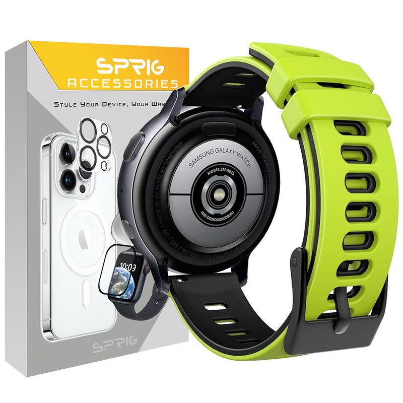 بند اسپریگ مدل Hike Sport مناسب برای ساعت هوشمند سامسونگ Galaxy Watch 6 40mm / watch 6 44mm / Watch 6 Classic 43mm / Watch 6 Classic 47mm