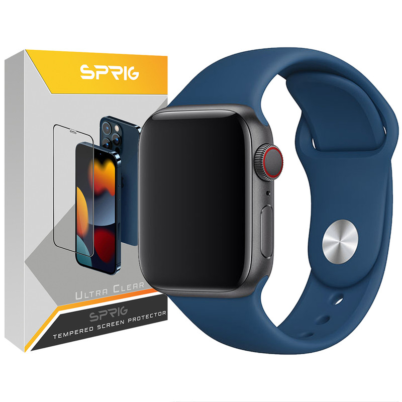 بند اسپریگ مدل Silicon مناسب برای اپل واچ 40 میلی متر