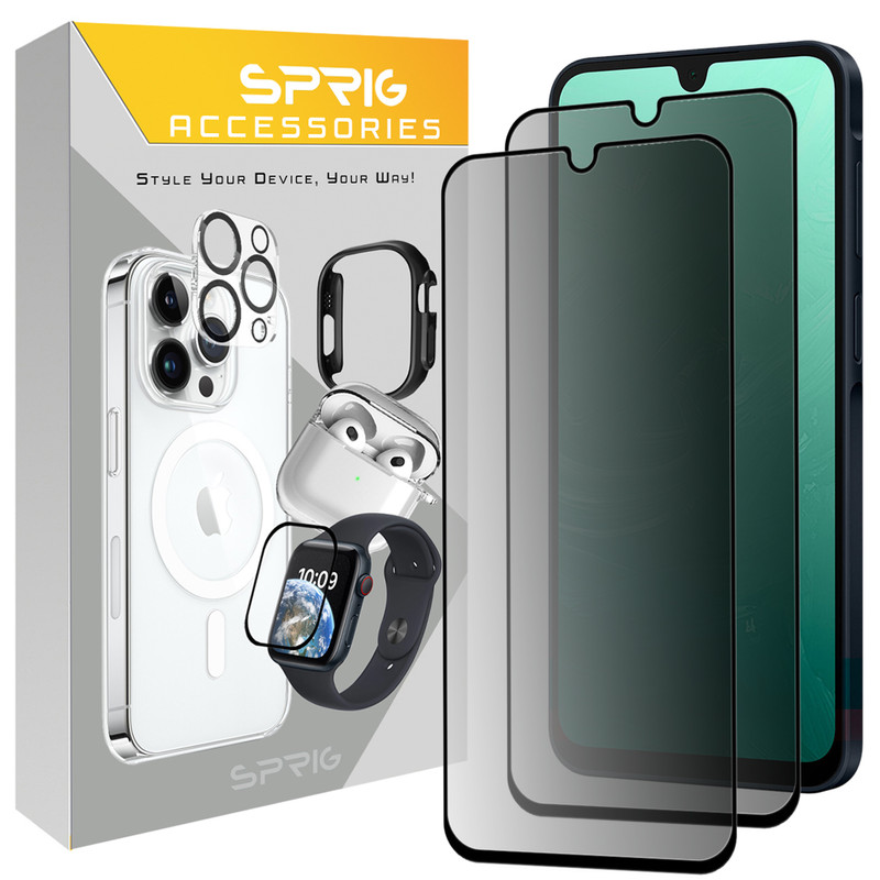 محافظ صفحه نمایش حریم شخصی اسپریگ مدل PRV_SP مناسب برای گوشی موبایل سامسونگ Galaxy F12 / F13 / F02s / F23 5G بسته دو عددی