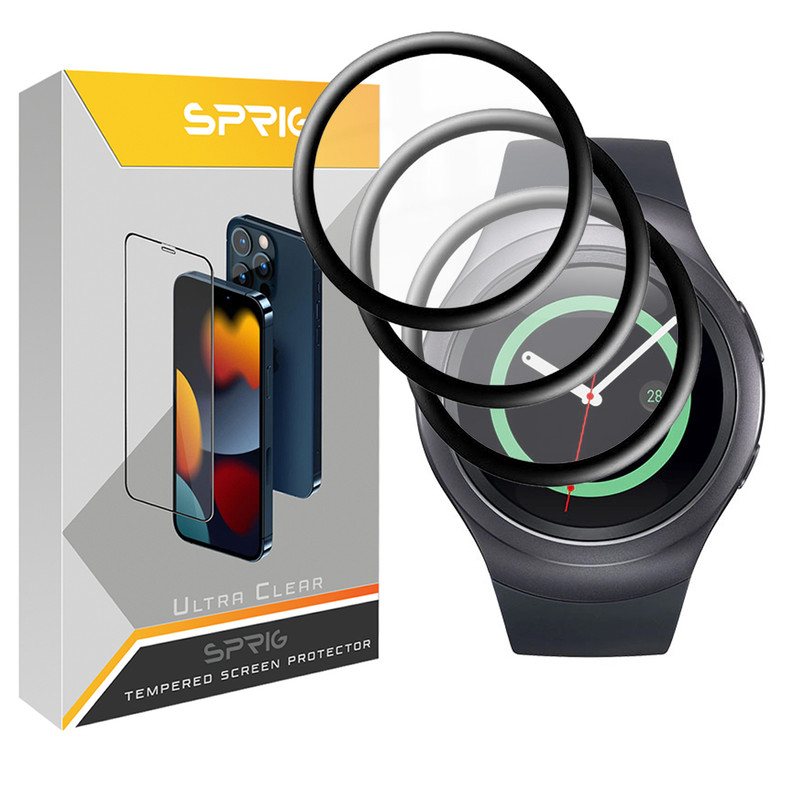 محافظ صفحه نمایش نانو اسپریگ مدل Pmma-SPG مناسب برای ساعت هوشمند سامسونگ Galaxy Gear S2 بسته سه عددی