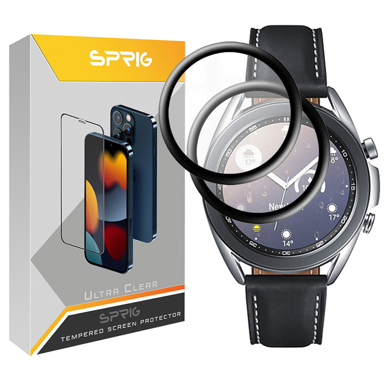 محافظ صفحه نمایش نانو اسپریگ مدل Pmma-SPG مناسب برای ساعت هوشمند سامسونگ Galaxy Watch 3 41mm بسته دو عددی