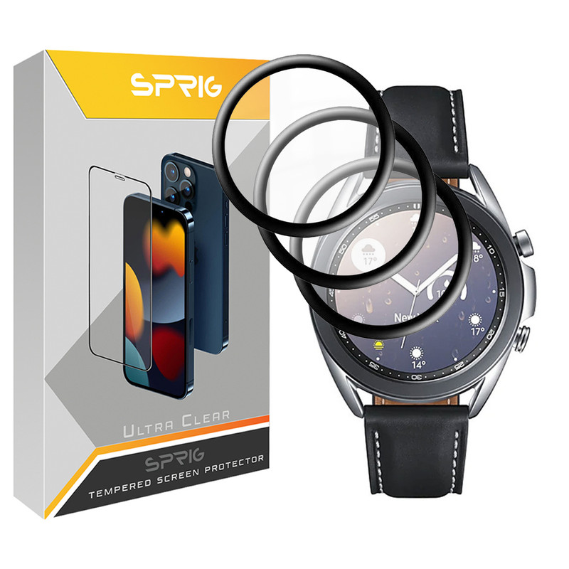 محافظ صفحه نمایش نانو اسپریگ مدل Pmma-SPG مناسب برای ساعت هوشمند سامسونگ Galaxy Watch 3 41mm بسته سه عددی