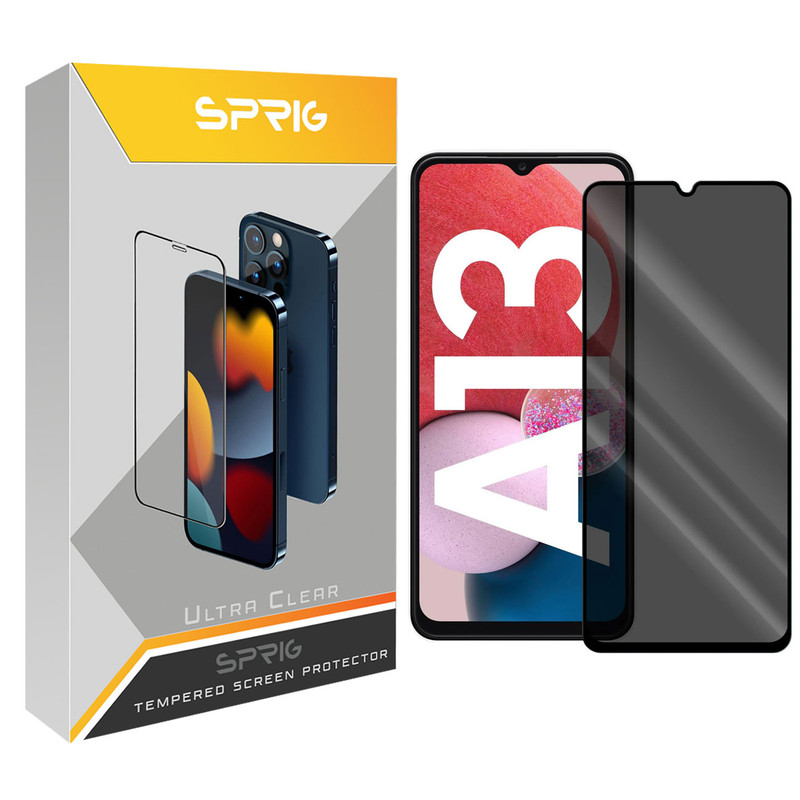 محافظ صفحه نمایش حریم شخصی اسپریگ مدل PRVSP مناسب برای گوشی موبایل سامسونگ Galaxy A13 4G