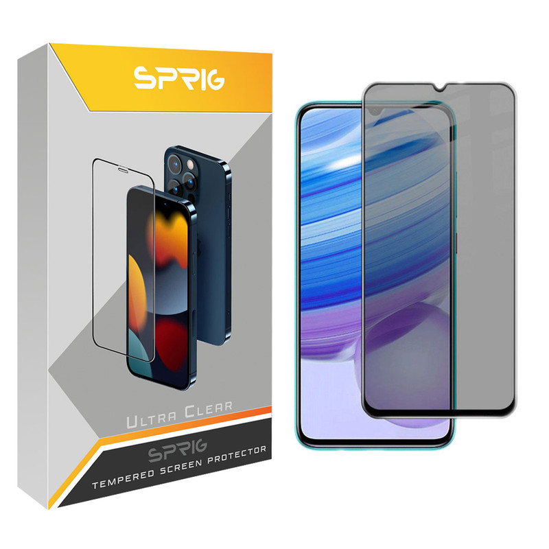 محافظ صفحه نمایش حریم شخصی اسپریگ مدل PRVSP مناسب برای گوشی موبایل شیائومی Redmi 10X 5G