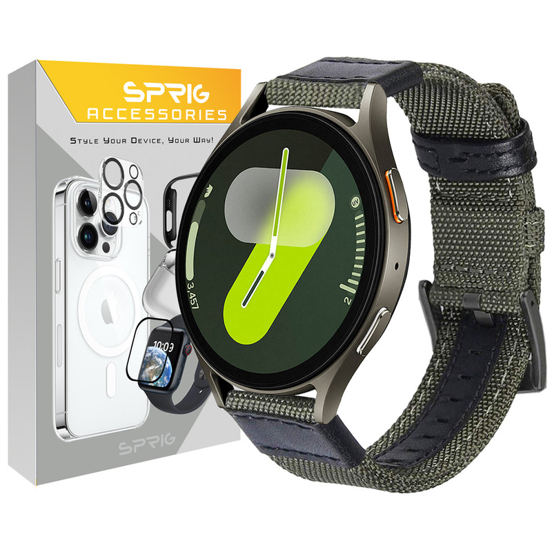 بند اسپریگ مدل Military Canv TW مناسب برای ساعت هوشمند ناتینگ CMF Watch Pro 2 22mm