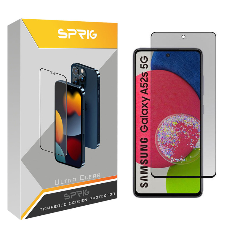 محافظ صفحه نمایش حریم شخصی اسپریگ مدل PRVSP مناسب برای گوشی موبایل سامسونگ Galaxy A52s 5G