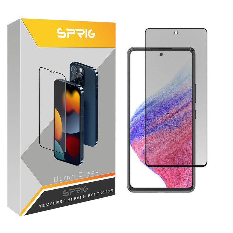 محافظ صفحه نمایش حریم شخصی اسپریگ مدل PRVSP مناسب برای گوشی موبایل سامسونگ Galaxy A53 5G