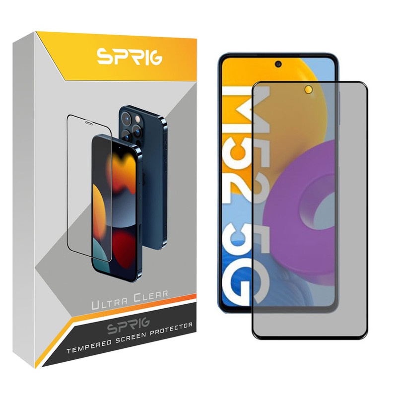 محافظ صفحه نمایش حریم شخصی اسپریگ مدل PRVSP مناسب برای گوشی موبایل سامسونگ Galaxy M52 5G