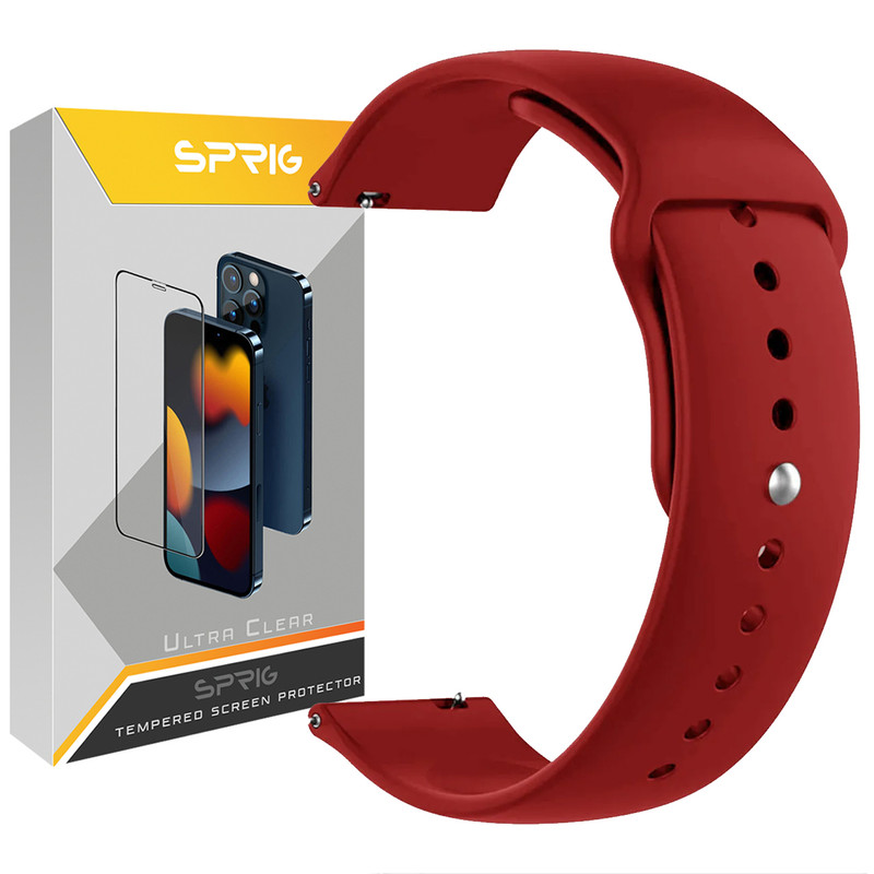 بند اسپریگ مدل BIS-Sic مناسب برای ساعت هوشمند فسیل Q Gazer