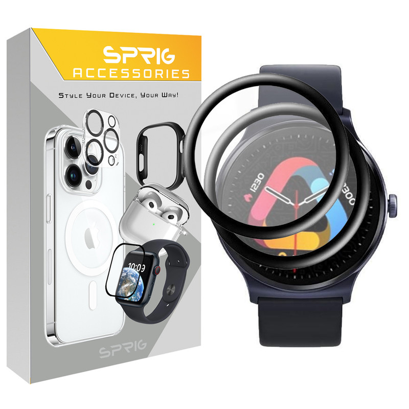 محافظ صفحه نمایش نانو اسپریگ مدل Pmma-SPG مناسب برای ساعت هوشمند کیو سی وای GT بسته دو عددی