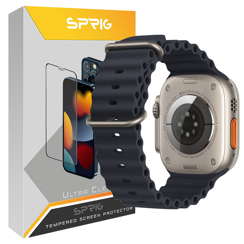 بند اسپریگ مدل Ocean مناسب برای ساعت هوشمند هاینو تکو T99 Ultra Max