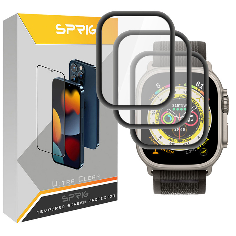 محافظ صفحه نمایش نانو اسپریگ مدل SPG مناسب برای ساعت هوشمند BML Ultra Max بسته سه عددی