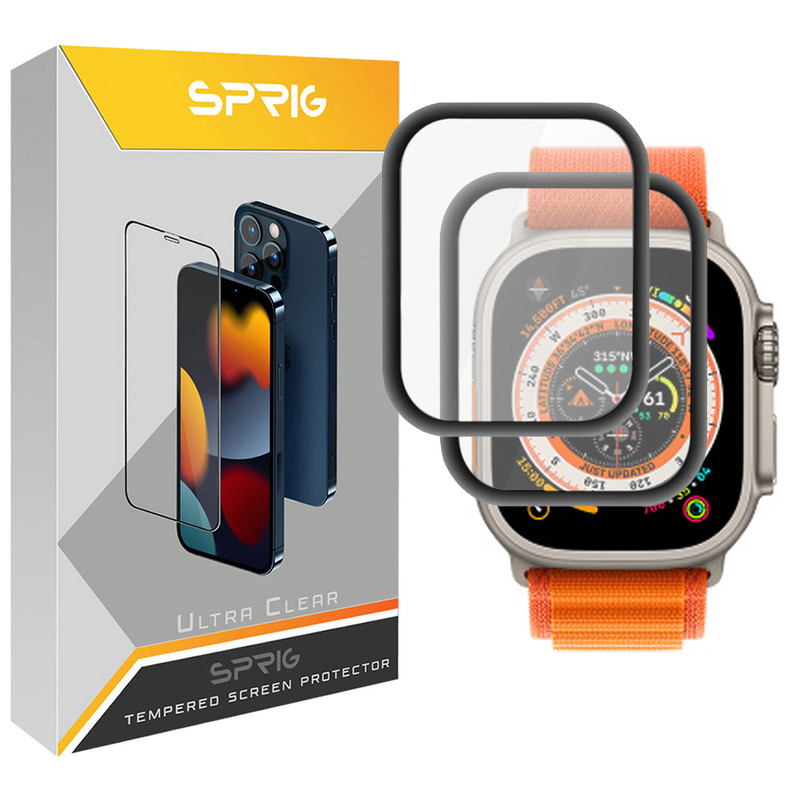 محافظ صفحه نمایش نانو اسپریگ مدل SPG مناسب برای ساعت هوشمند S8 Ultra Max بسته دو عددی