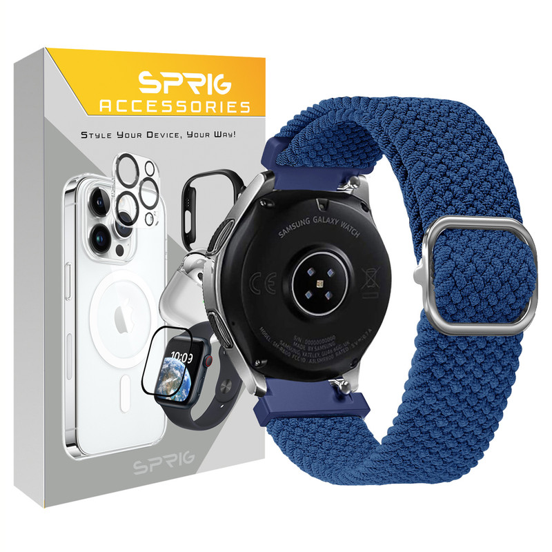 بند اسپریگ مدل Solo Braid TW مناسب برای ساعت هوشمند سامسونگ Galaxy Gear S3 / Galaxy Watch 3 45mm / Watch 46mm / S3 Frontier / S3 Classic Gear 2 R380 / Neo R381 / Live 382