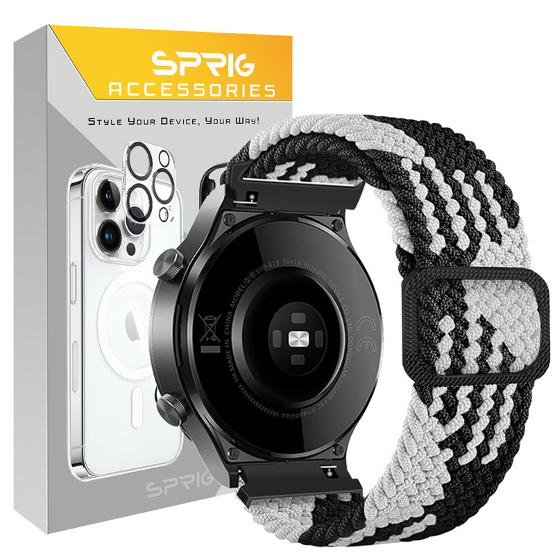 بند اسپریگ مدل Braided Colors Solo مناسب برای ساعت هوشمند سامسونگ Galaxy Watch Active 1 / Active 2 40mm / Active 2 44mm / Watch 3 size 41mm / Galaxy Watch 4 40mm / watch 4 44mm / watch 4 46mm