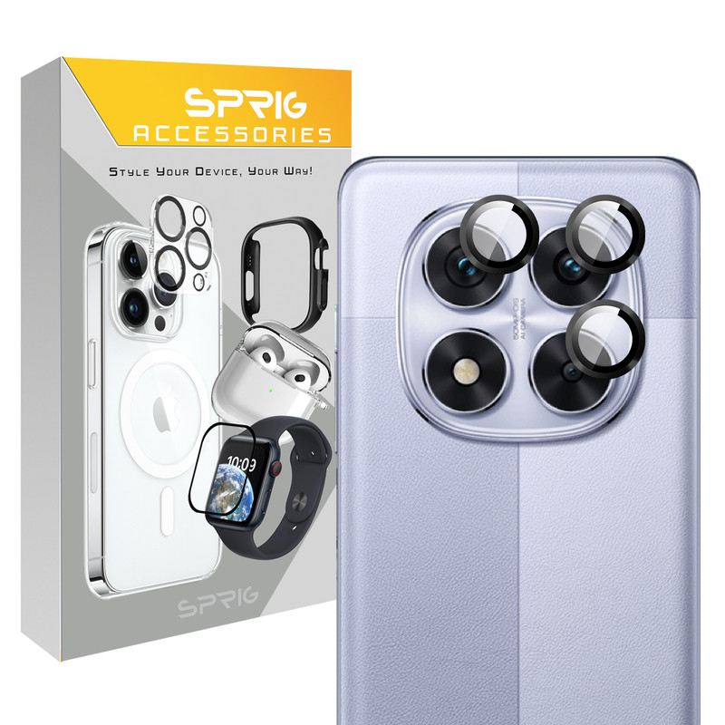 محافظ لنز دوربین اسپریگ مدل Ring Metal مناسب برای گوشی موبایل شیائومی Redmi Note 14 Pro