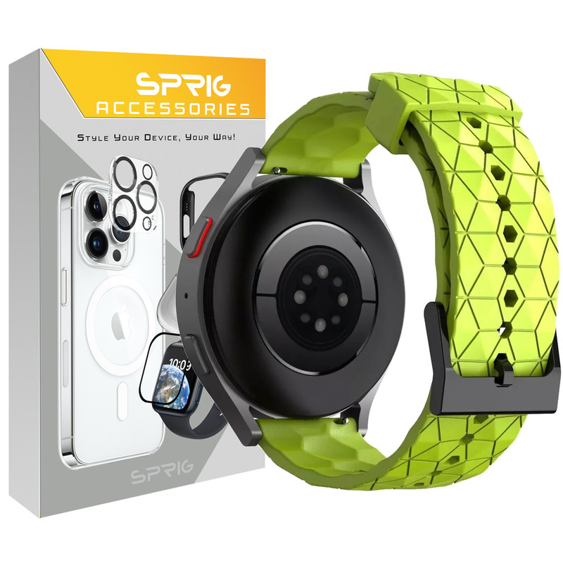 بند اسپریگ مدل LOZ SP مناسب برای ساعت هوشمند سامسونگ Galaxy Watch 3 size 41mm / Galaxy Watch 4 40mm / watch 4 46mm / watch 4 44mm