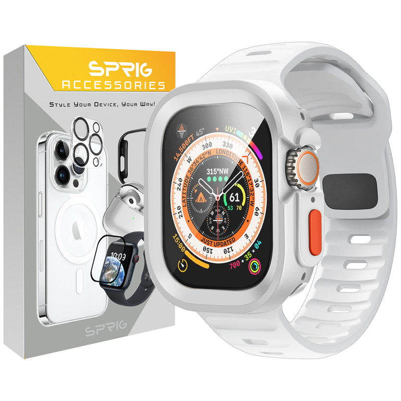 بند اسپریگ مدل Spig Amizze مناسب برای اپل واچ Ultra / Ultra 2 49mm به همراه کاور
