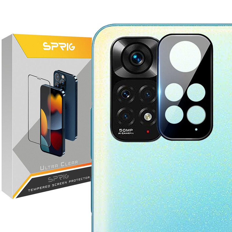 محافظ لنز دوربین اسپریگ مدل 3D-SP مناسب برای گوشی موبایل شیائومی Redmi Note 11 4G