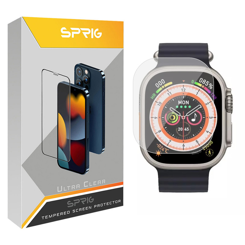 محافظ صفحه نمایش شیشه ای اسپریگ مدل SH-SP مناسب برای ساعت هوشمند الترا BML Ultra Max